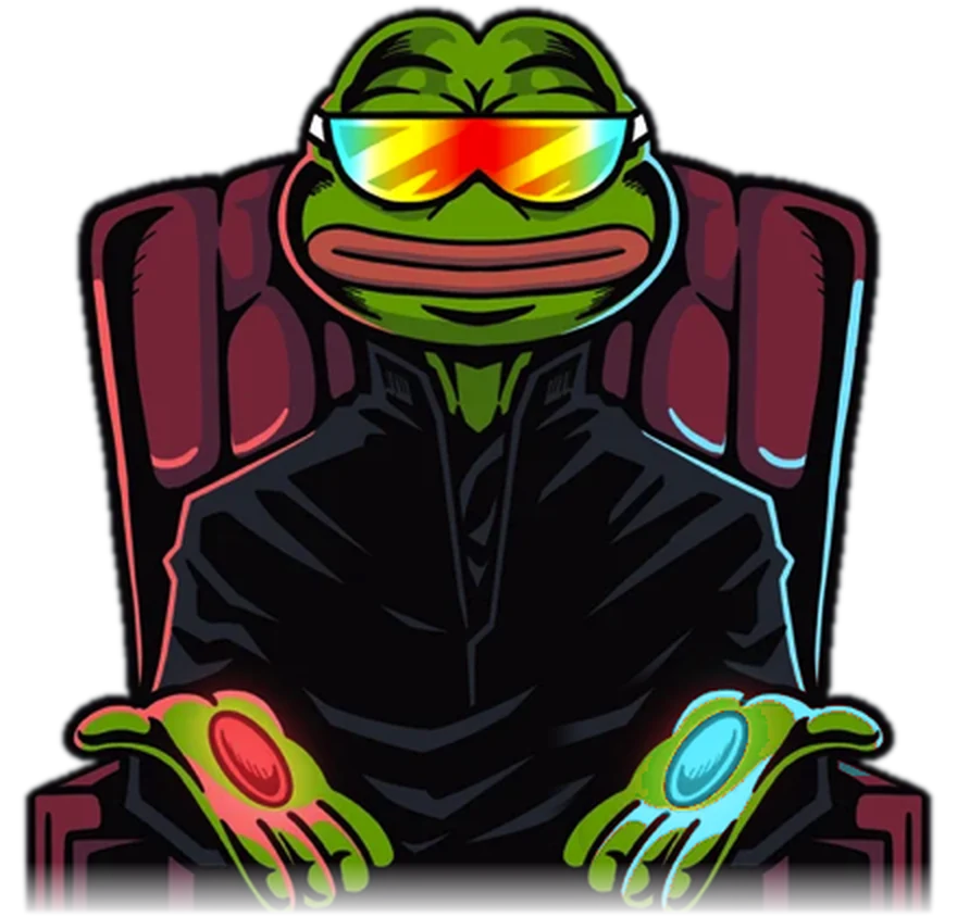 Pepe con la pastilla roja y la pastilla azul